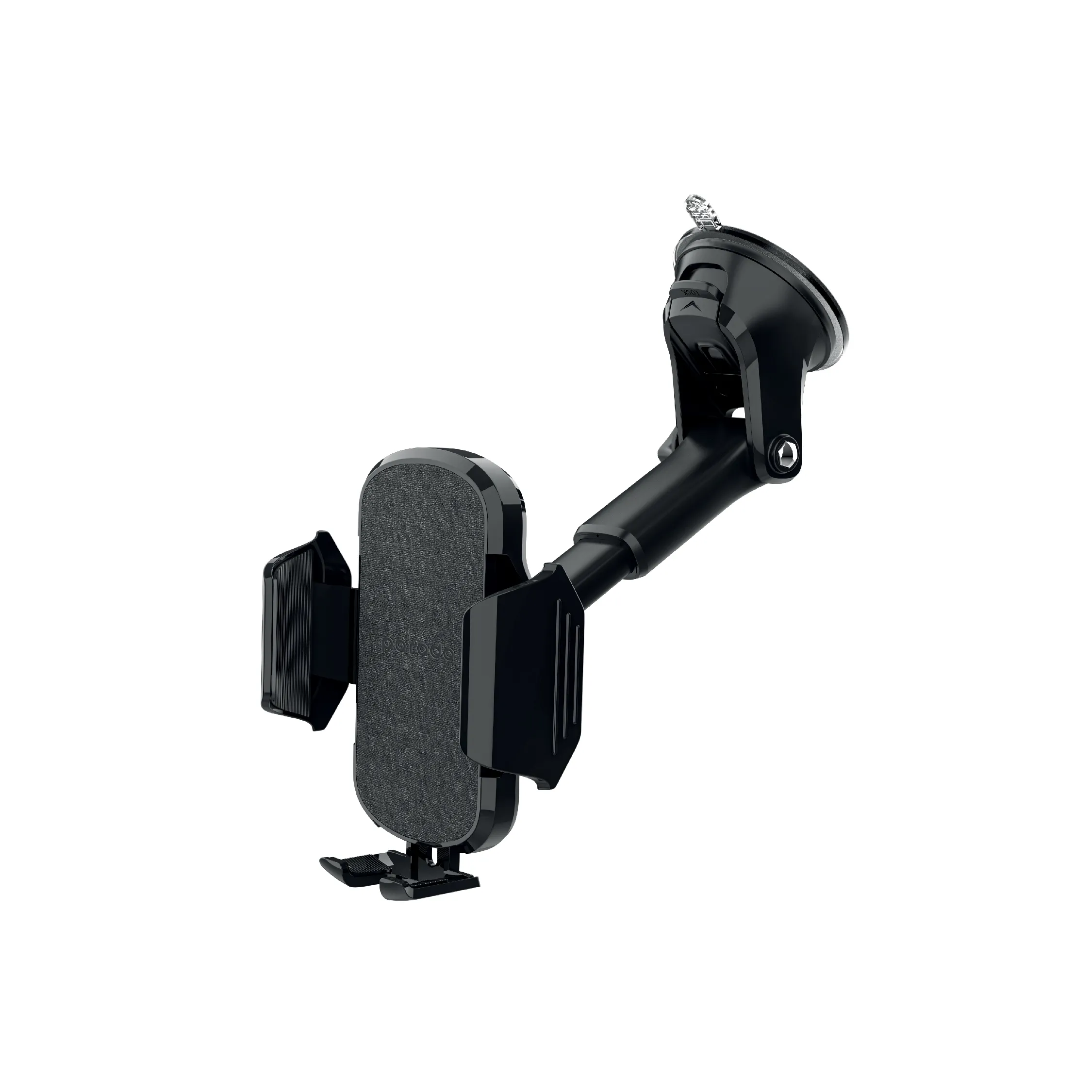 [PD-RVCMDS-BK] Porodo 360 Rotatable Car Mount With Double Lock System